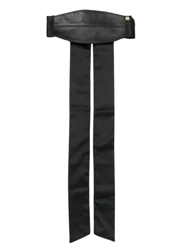 Something Wicked Something Wicked ロゴプレート付きレザー・ブラインドフォールドの商品画像