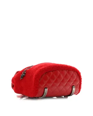 CHANEL ビンテージ 2015 パリ＝ザルツブルク シアリング バックパック 赤 - サムネイル3