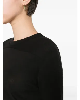 Jil Sander リブ編みコットンジャンパー - ブラック - サムネイル5
