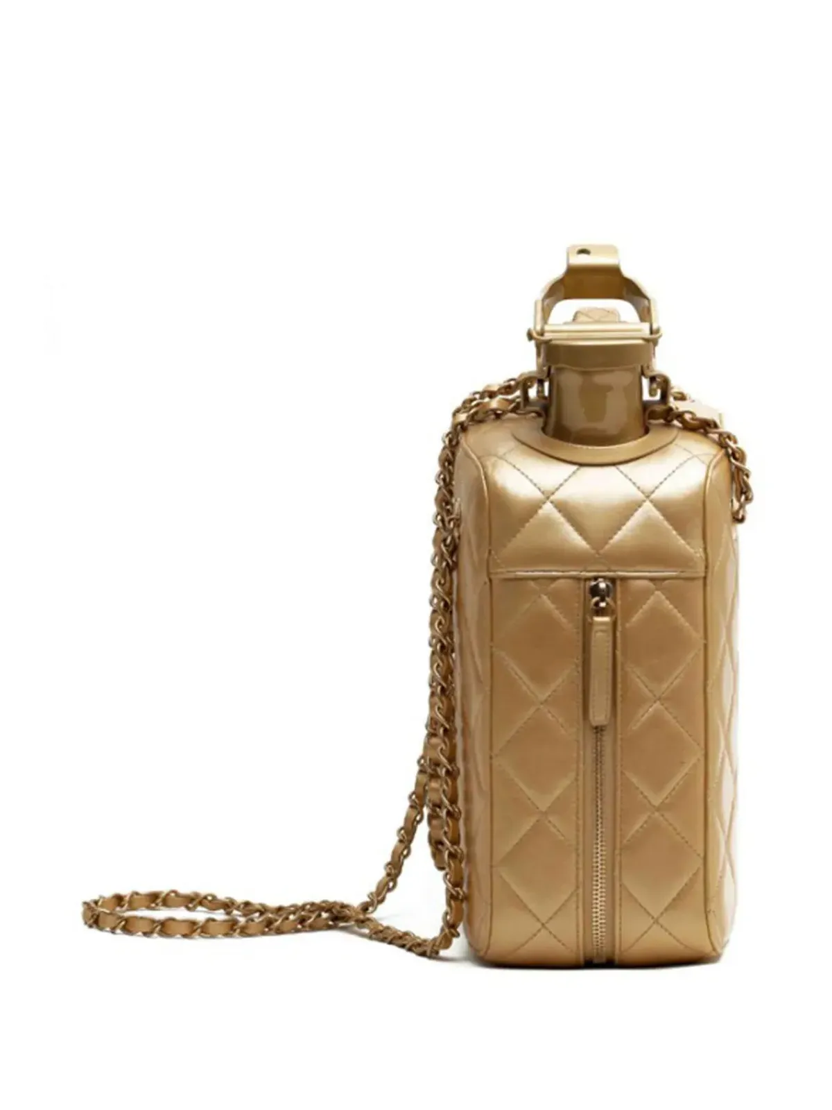 CHANEL ビンテージ 2015 Paris Dubai ハンドバッグ ゴールド - 画像5