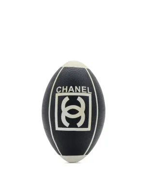CHANEL ビンテージ 2007 ロゴプリント ラグビーボール ブラック - サムネイル1