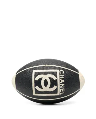 CHANEL ビンテージ 2007 ロゴプリント ラグビーボール ブラック - サムネイル4