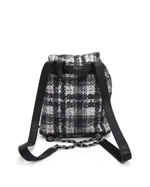 CHANEL Pre-Owned ビンテージ CCターンロック ツイード バックパック ブラック - サムネイル2