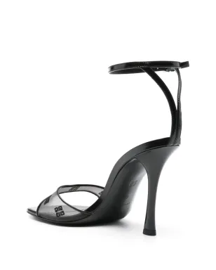 Givenchy ステッチ 95mm サンダル - ブラック - サムネイル3