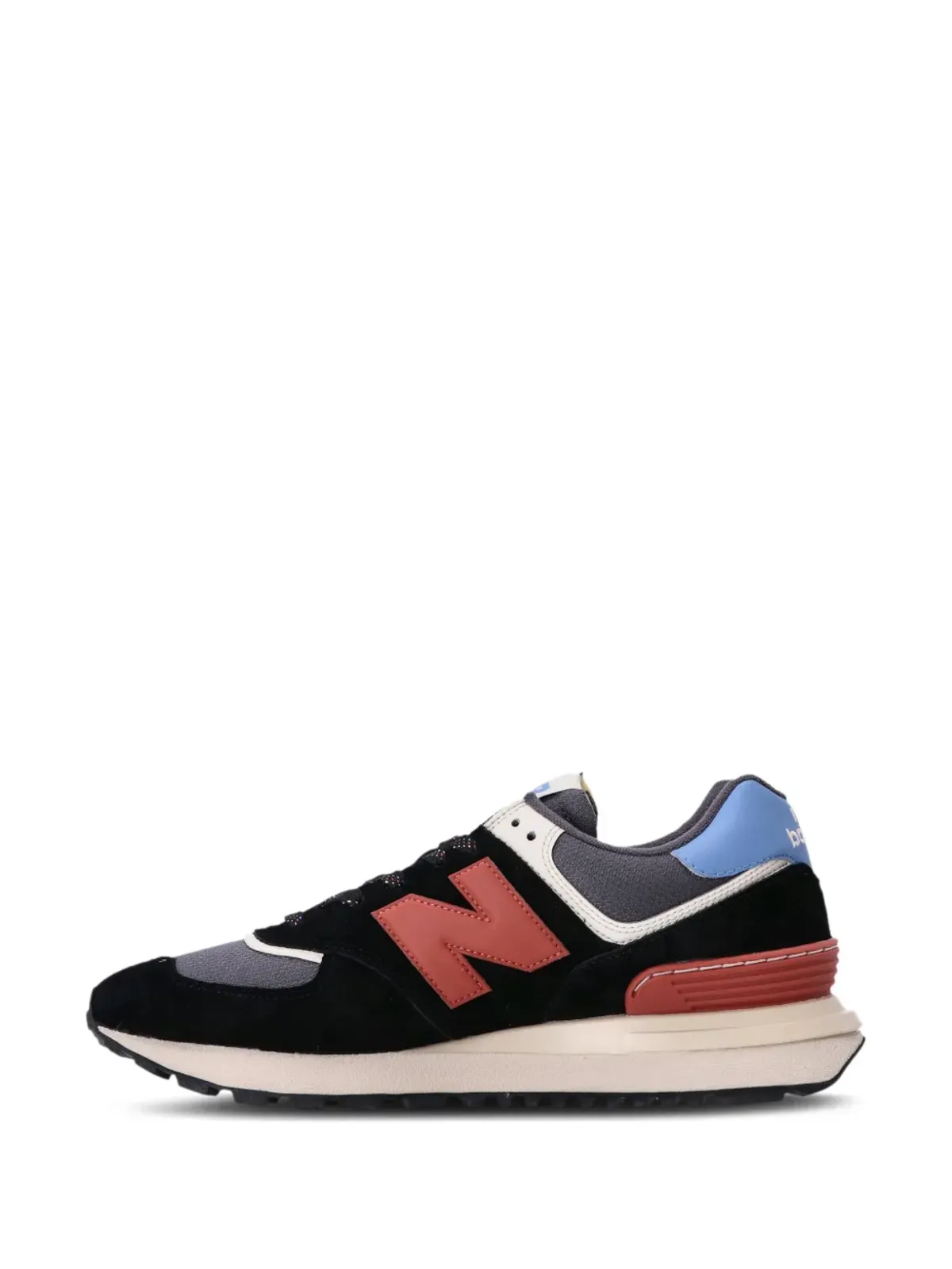 New Balance 574 パネルドスニーカー ブラック - 画像3