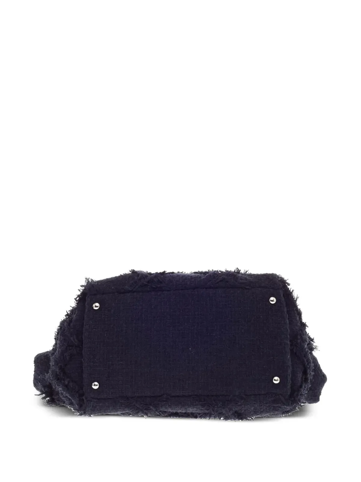 CHANEL ビンテージ 2009年頃 クロッシェ ネイチャー トートバッグ ブラック - 画像4