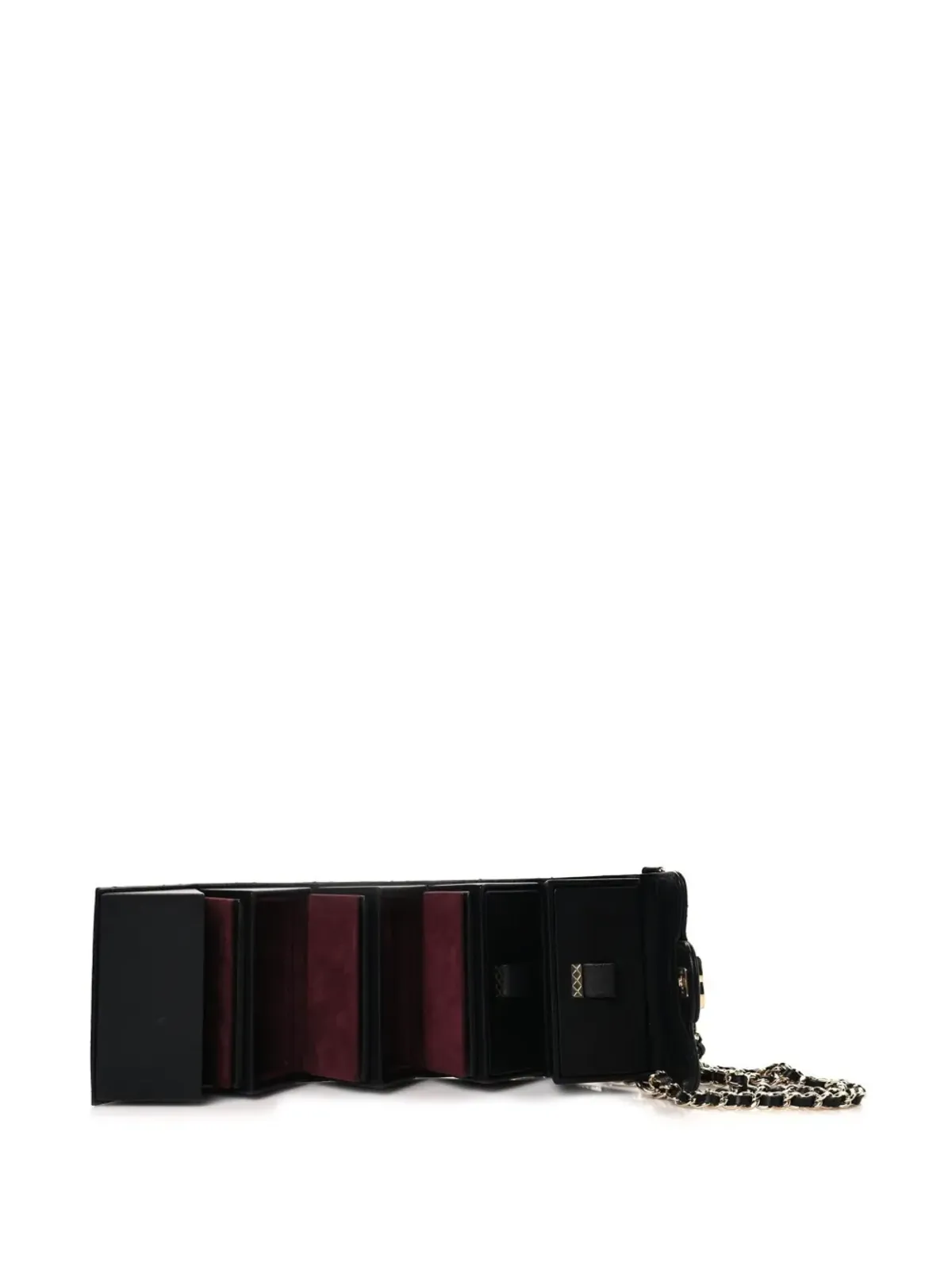 CHANEL ビンテージ ミニフラップ アコーディオン ジュエリーボックス - 画像5