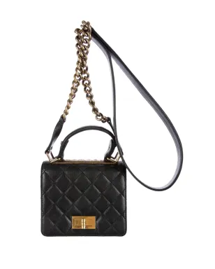 CHANEL ビンテージ 2013年 ミニ・ケリー クラシック フラップ トート バッグ - ブラック - サムネイル5