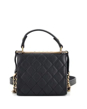 CHANEL ビンテージ 2013年 ミニ・ケリー クラシック フラップ トート バッグ - ブラック - サムネイル2