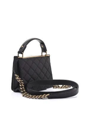 CHANEL ビンテージ 2013年 ミニ・ケリー クラシック フラップ トート バッグ - ブラック - サムネイル4