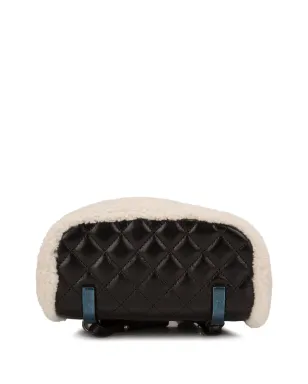 CHANEL ビンテージ Mountain shearling バックパック - ブラック - サムネイル4
