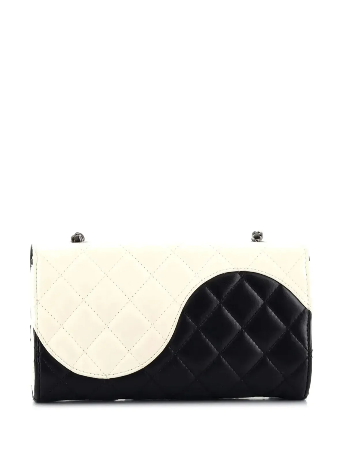 CHANEL ビンテージ 2016 Yin Yang チェーン付きウォレット - ブラック - 画像2