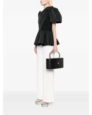 CHANEL ビンテージ 1988 トレインケース バニティバッグ - ブラック - サムネイル2