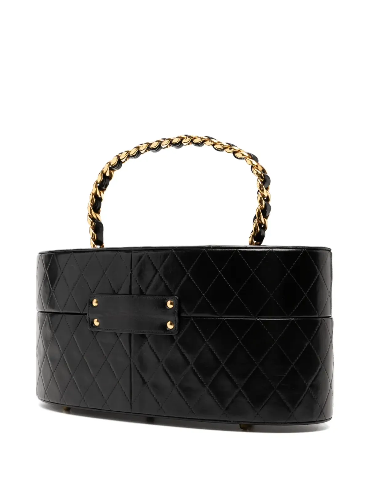 CHANEL ビンテージ 1988 トレインケース バニティバッグ - ブラック - 画像3
