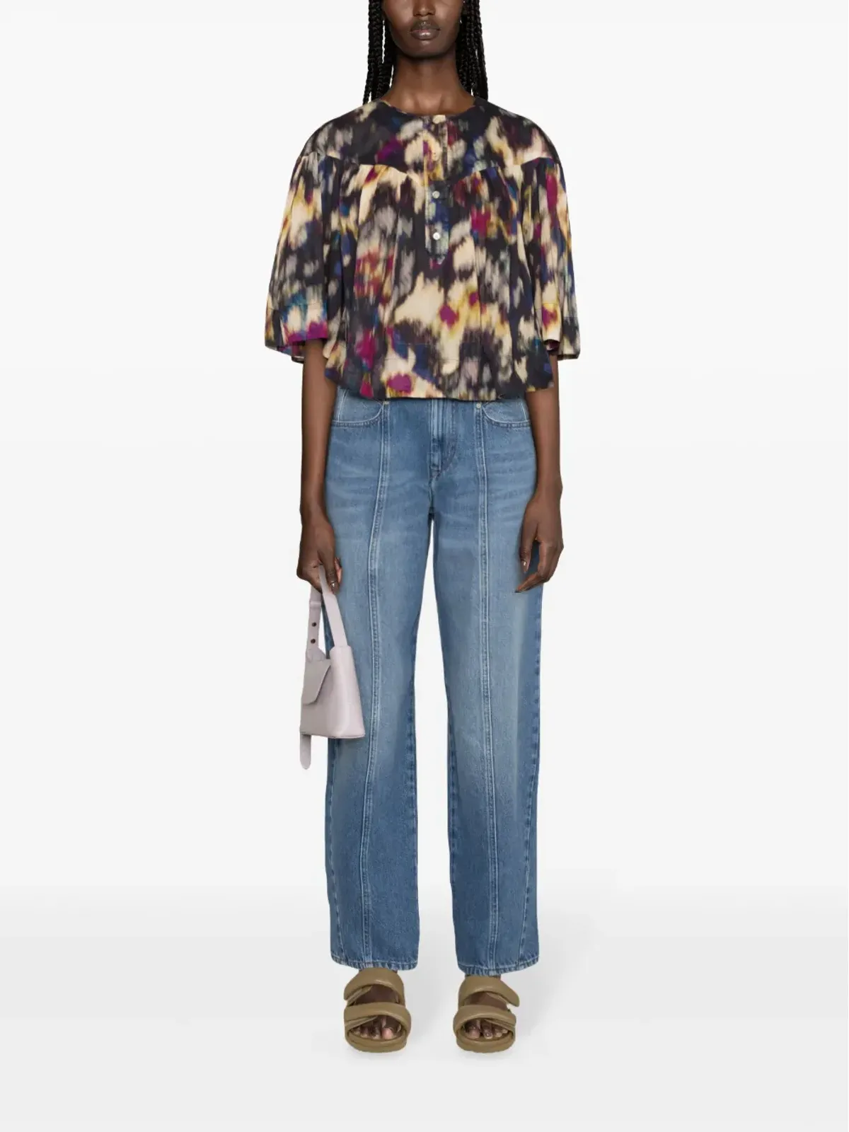 ISABEL MARANT ベタン ハイライズ ボーイフレンドジーンズ - ブルー - 画像2