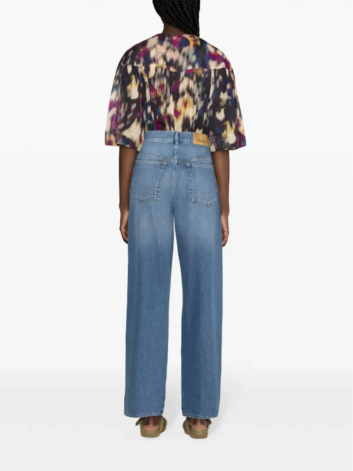 ISABEL MARANT ベタン ハイライズ ボーイフレンドジーンズ - ブルー - 画像4