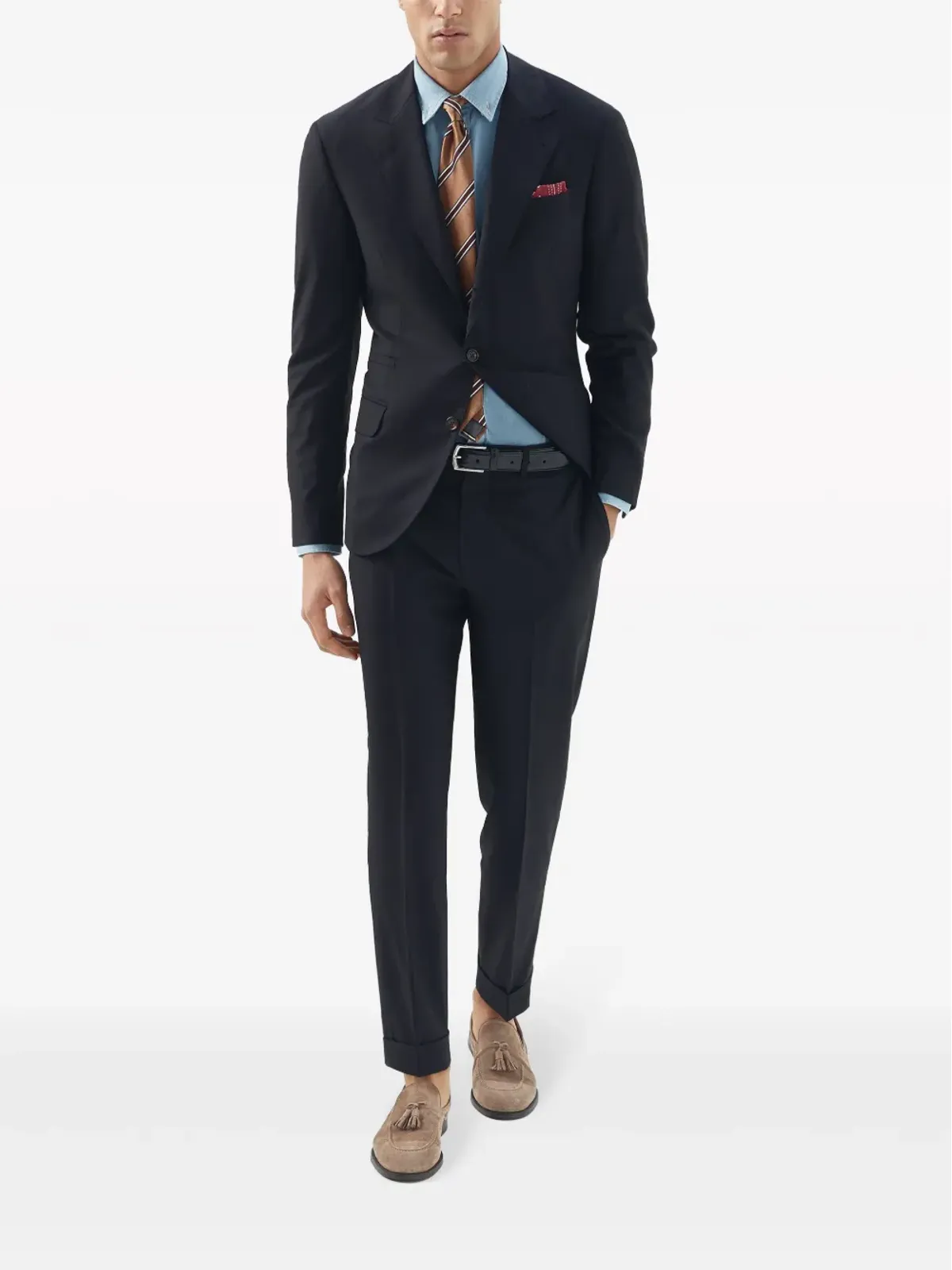 Brunello Cucinelli テーラード ウール ブレザー ブラック - 画像2