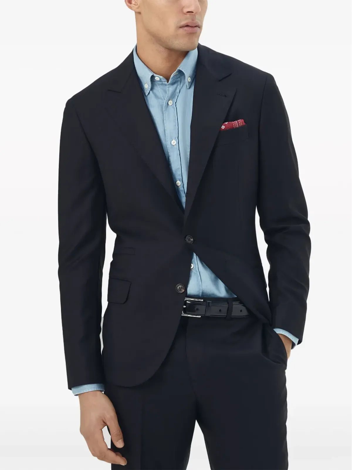 Brunello Cucinelli テーラード ウール ブレザー ブラック - 画像3