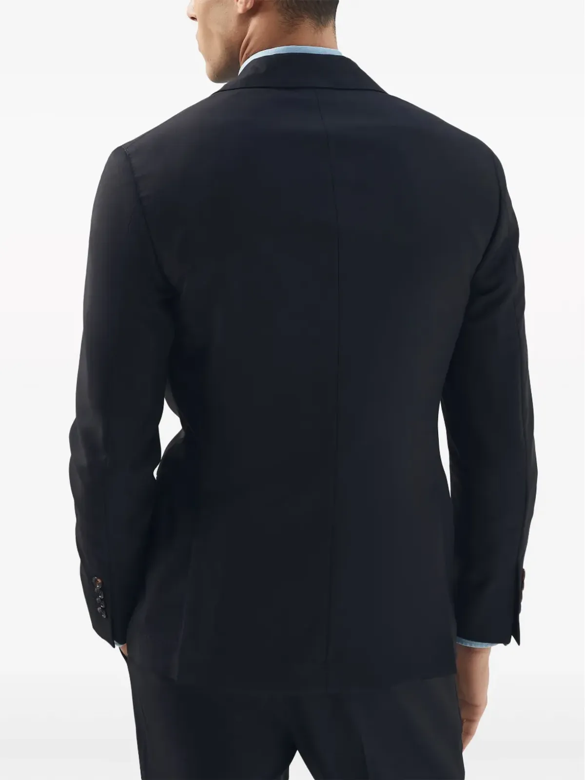 Brunello Cucinelli テーラード ウール ブレザー ブラック - 画像4