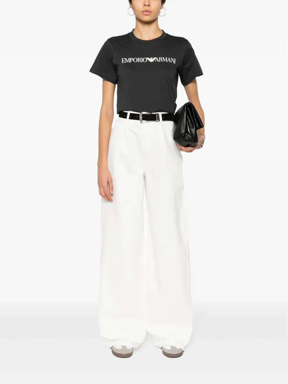 Emporio Armani ロゴプリントTシャツ - 画像2