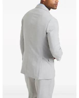 Brunello Cucinelli ダブルブレスト ウール ブレザー - グレー - サムネイル4