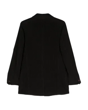 Romeo Gigli Pre-Owned 1990年代 コーデュロイ シングルブレストスーツ - パープル - サムネイル2