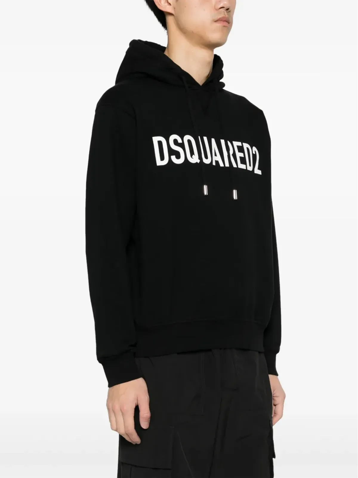 DSQUARED2 クールフィット ロゴプリント フーディー - 画像3