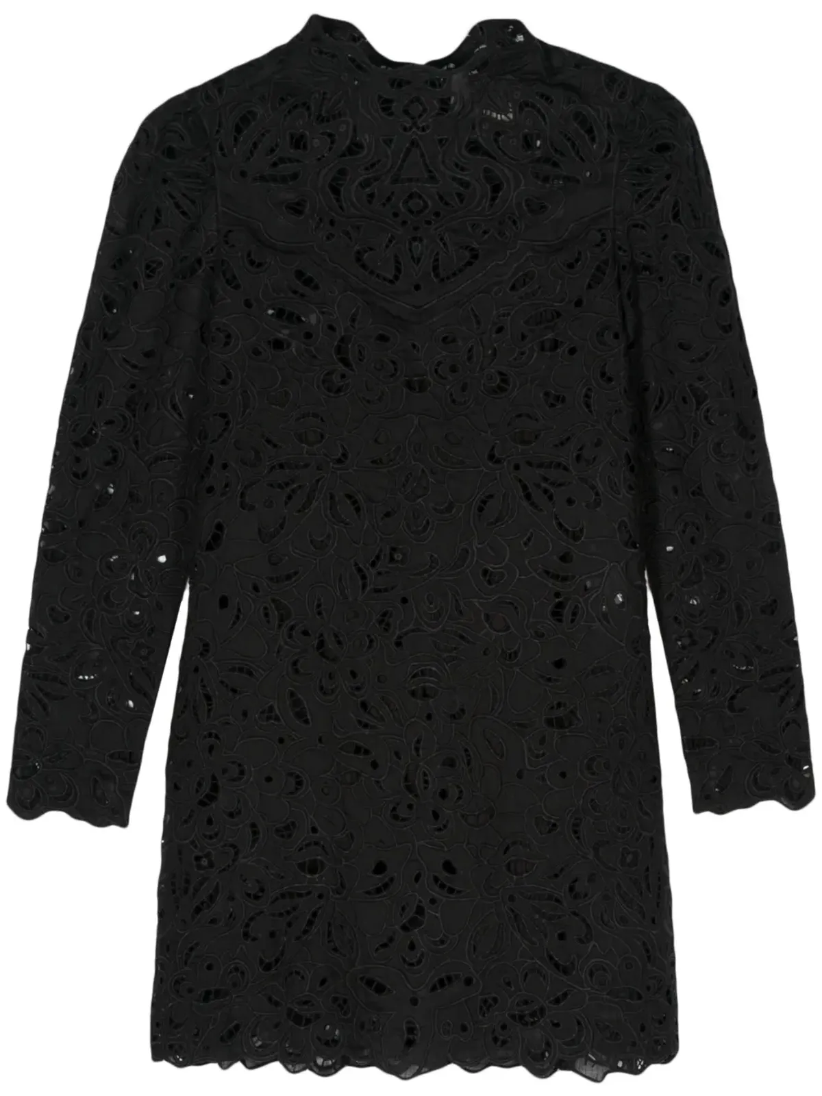 ISABEL MARANT ダフネ ブロデリエ・アングレーズ ミニドレス - ブラック - 画像1