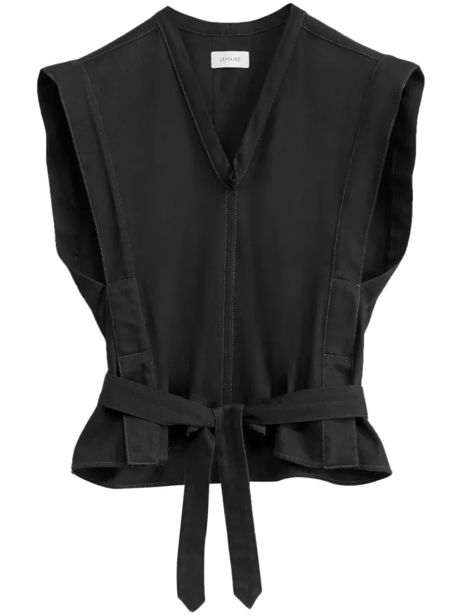 Lemaire LEMAIRE 紐で結ぶノースリーブジャケットの商品画像