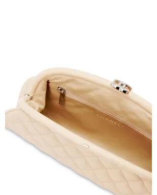 CHANEL ビンテージ ダイヤモンドキルテッド クラッチバッグ - ニュートラルカラー - サムネイル3