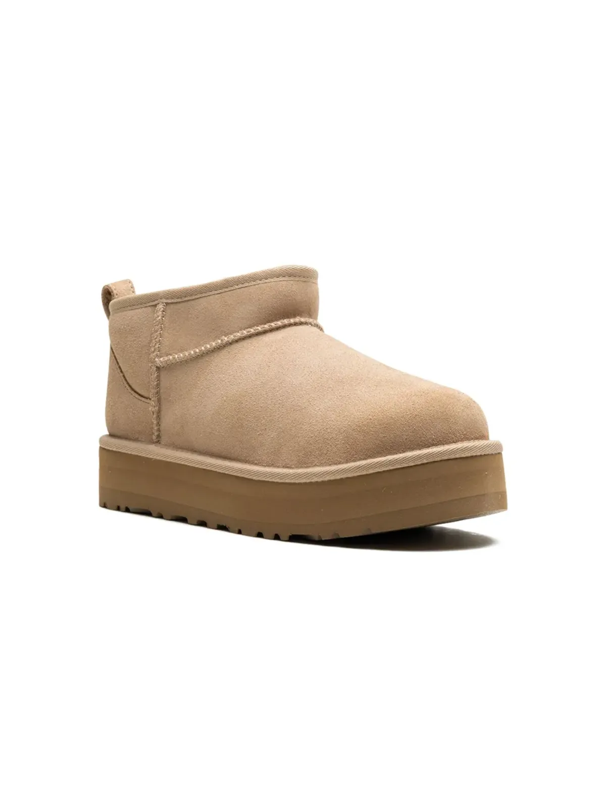 UGG Kids クラシック・ウルトラ・ミニ・プラットフォーム ブーツ - Sand - 画像1