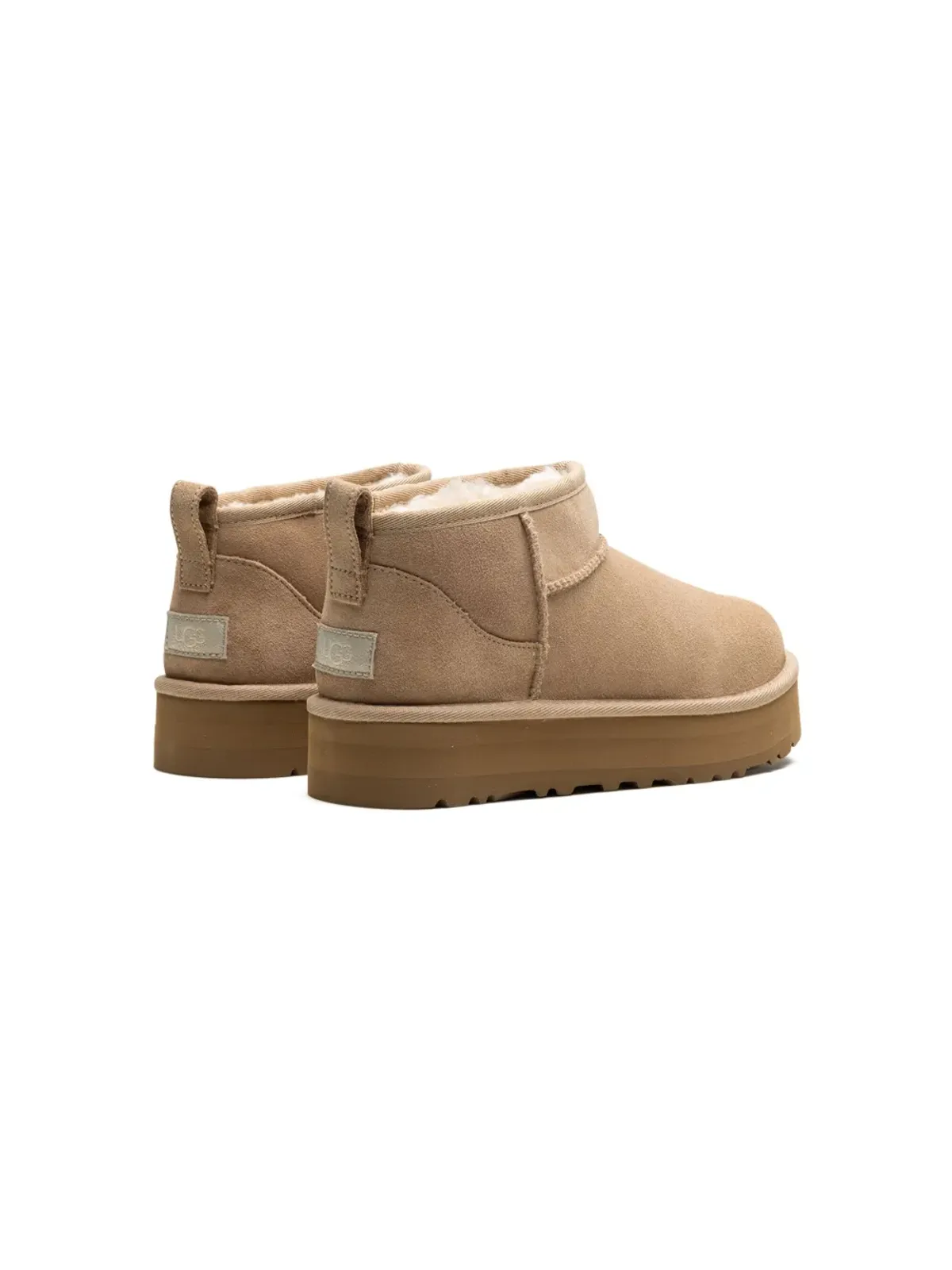 UGG Kids クラシック・ウルトラ・ミニ・プラットフォーム ブーツ - Sand - 画像5