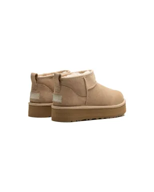 UGG Kids クラシック・ウルトラ・ミニ・プラットフォーム ブーツ - Sand - サムネイル5