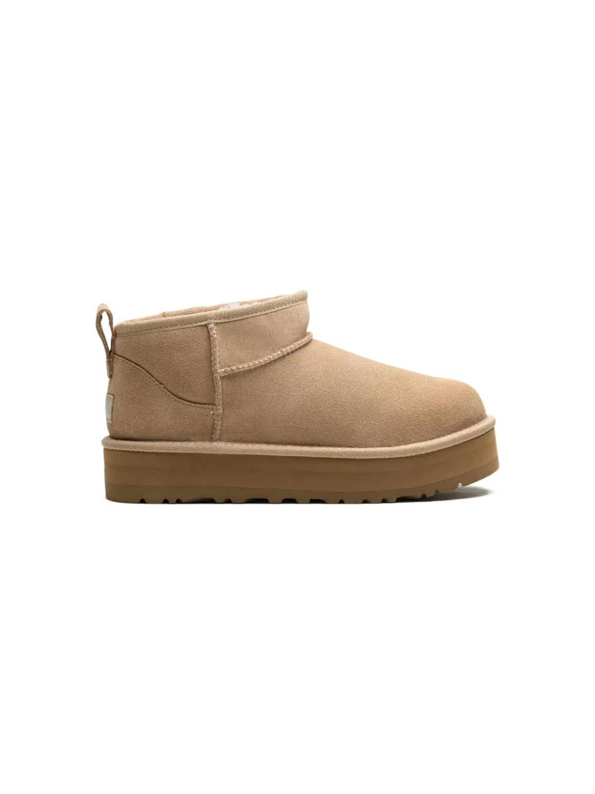UGG Kids クラシック・ウルトラ・ミニ・プラットフォーム ブーツ - Sand - 画像2
