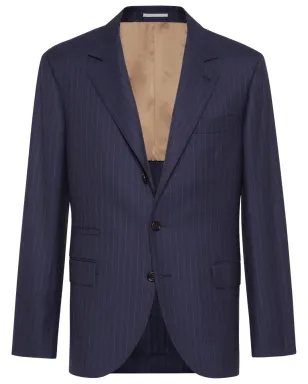 Brunello Cucinelli ピンストライプ ヴァージンウール ブレザー - サムネイル1