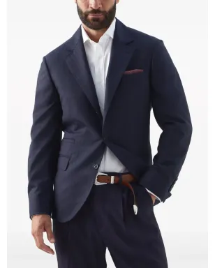 Brunello Cucinelli ピンストライプ ヴァージンウール ブレザー - サムネイル3