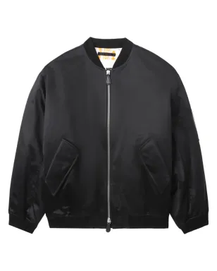 Jil Sander ジップ付き袖ボンバージャケット - ブラック - サムネイル1