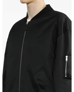 Jil Sander ジップ付き袖ボンバージャケット - ブラック - サムネイル5