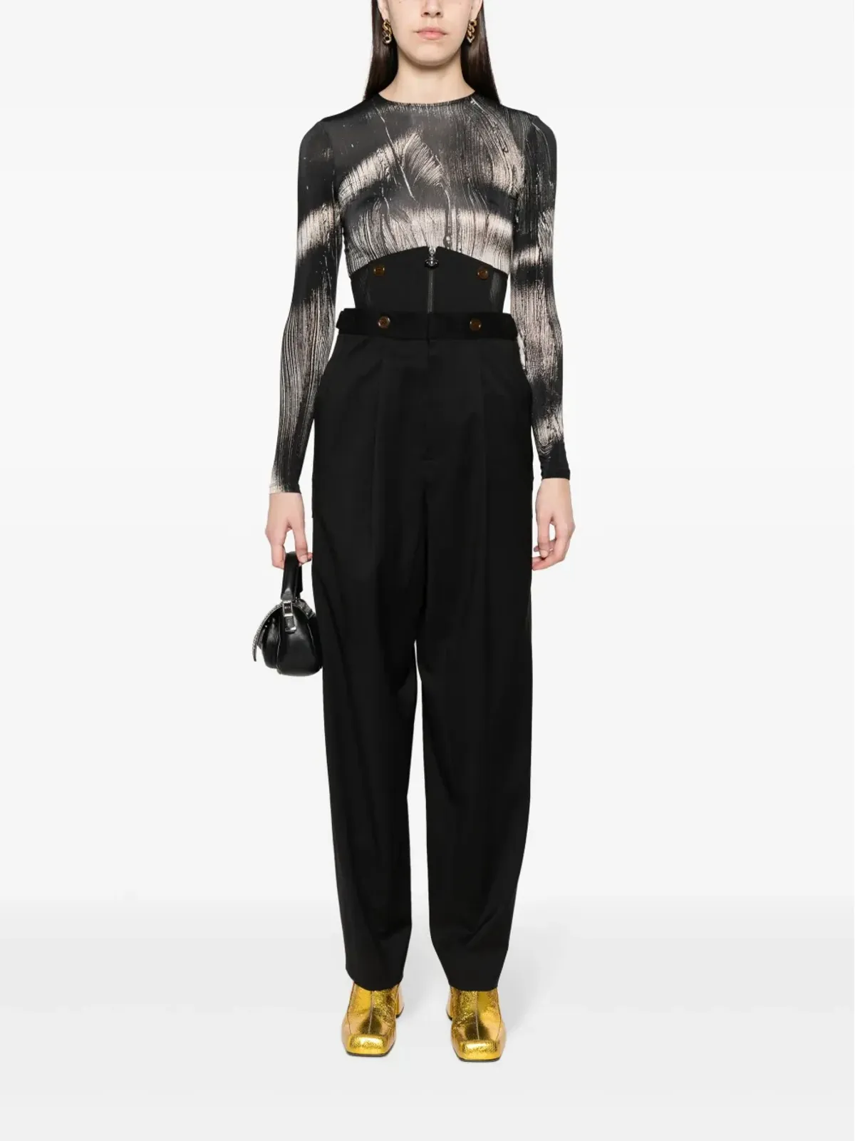 Vivienne Westwood コルセットディテールパンツ - 画像2