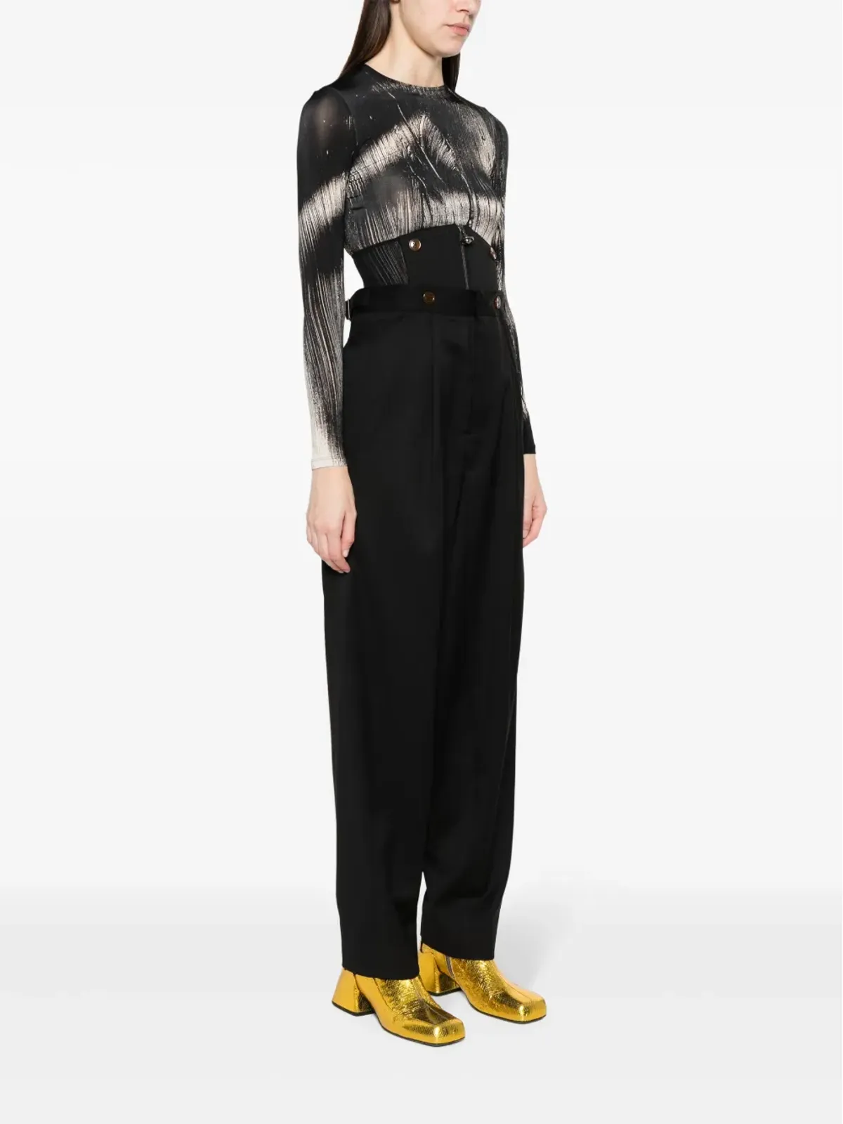 Vivienne Westwood コルセットディテールパンツ - 画像3