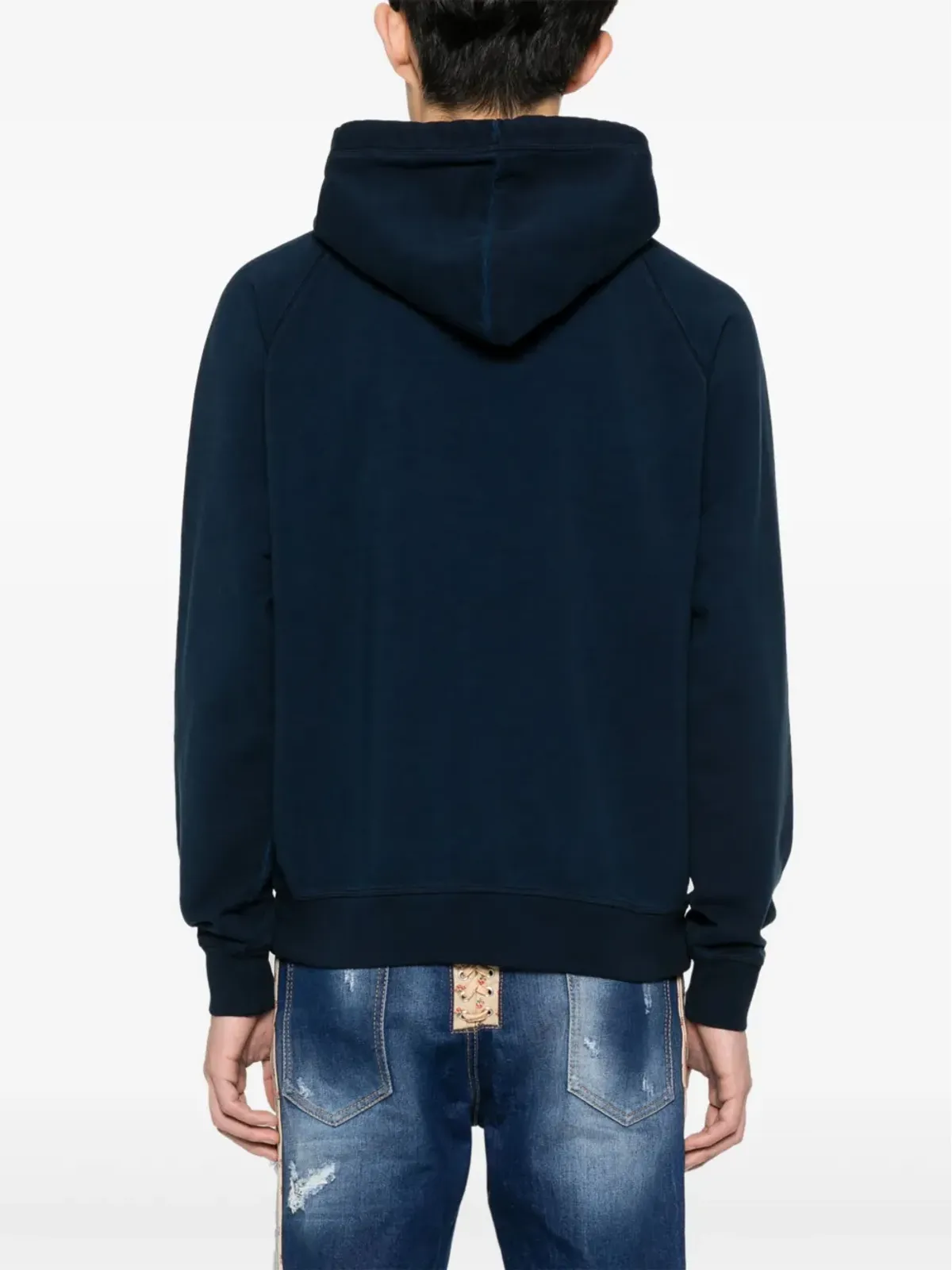 DSQUARED2 VIP クール ラグラン フード付きパーカー ブルー - 画像4