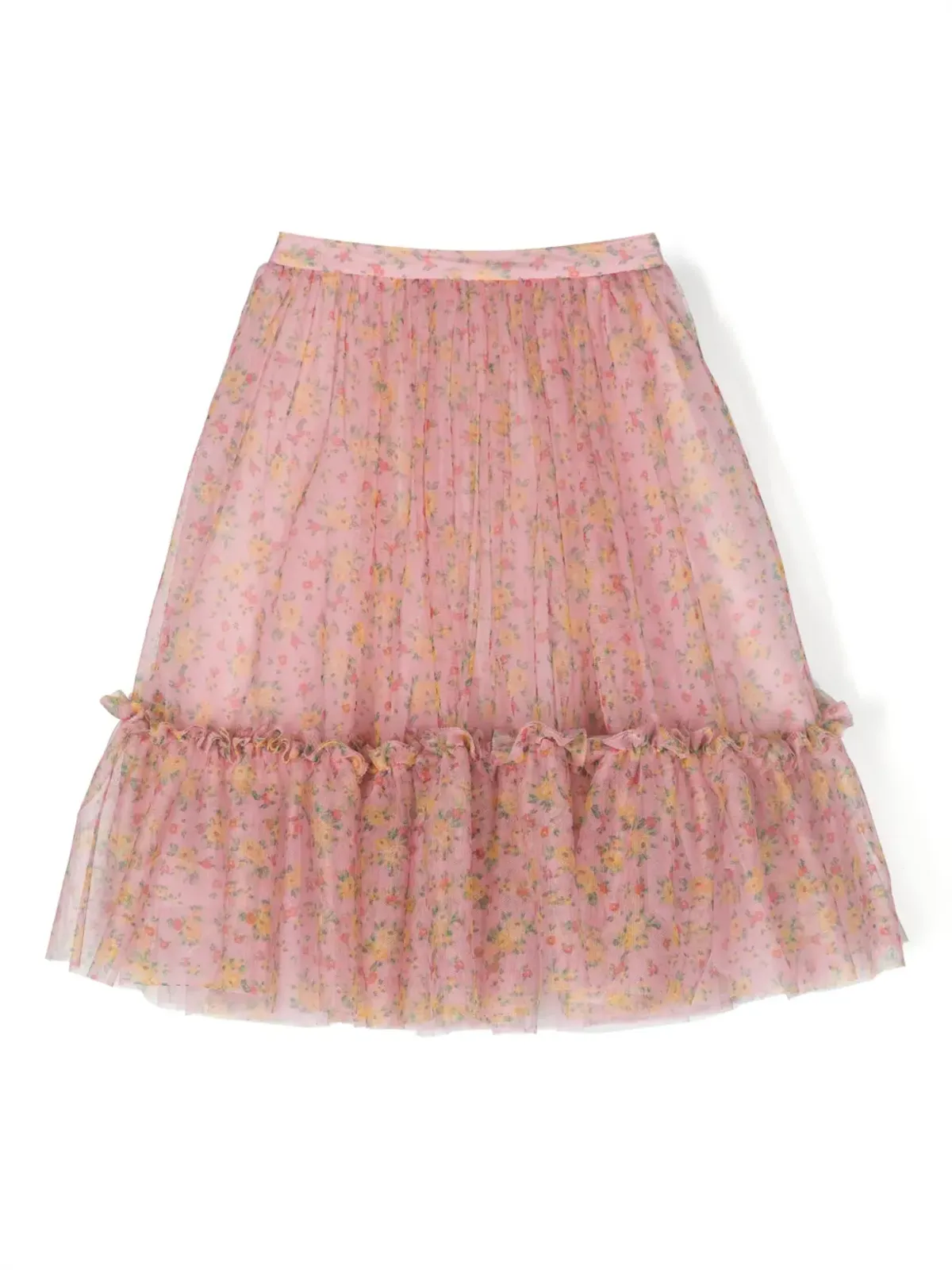 Philosophy Di Lorenzo Serafini Kids 花柄プリントのチュールスカート - 画像1