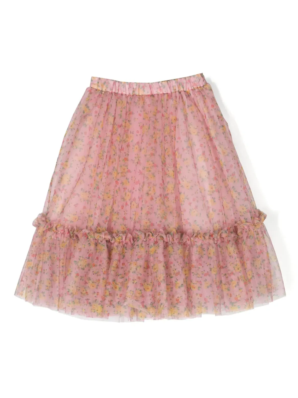 Philosophy Di Lorenzo Serafini Kids 花柄プリントのチュールスカート - 画像2