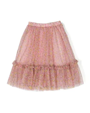 Philosophy Di Lorenzo Serafini Kids 花柄プリントのチュールスカート - サムネイル2