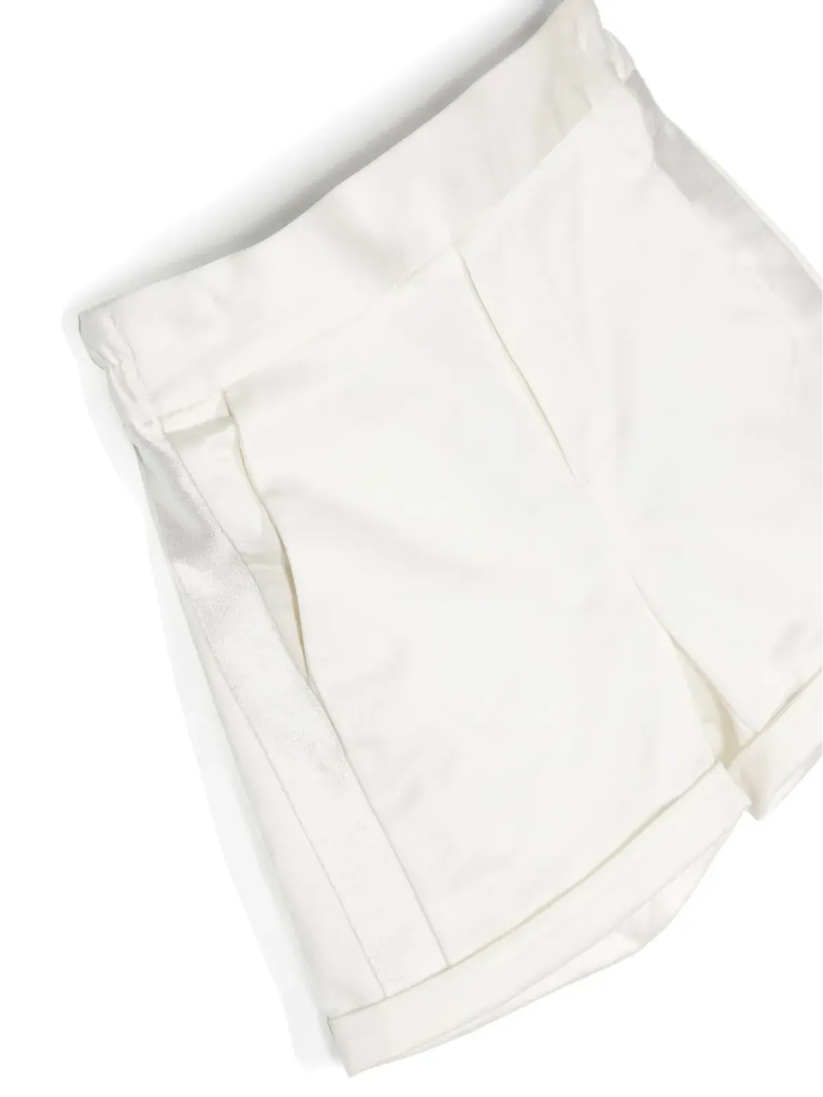 Monnalisa ショートスリーブ コットン スーツ - White - 画像3