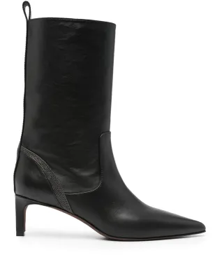 Brunello Cucinelli レザー ミッドカーフ ブーツ - サムネイル1