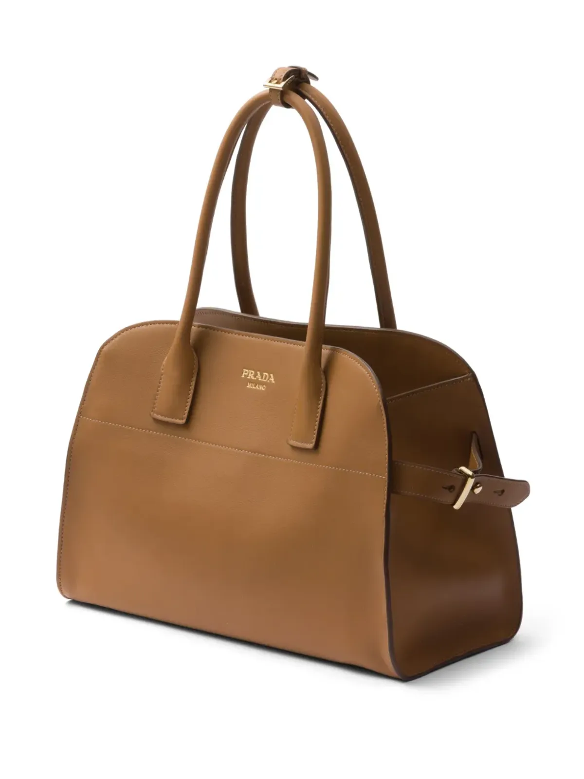 Prada ミディアム レザー トート バッグ - 画像5