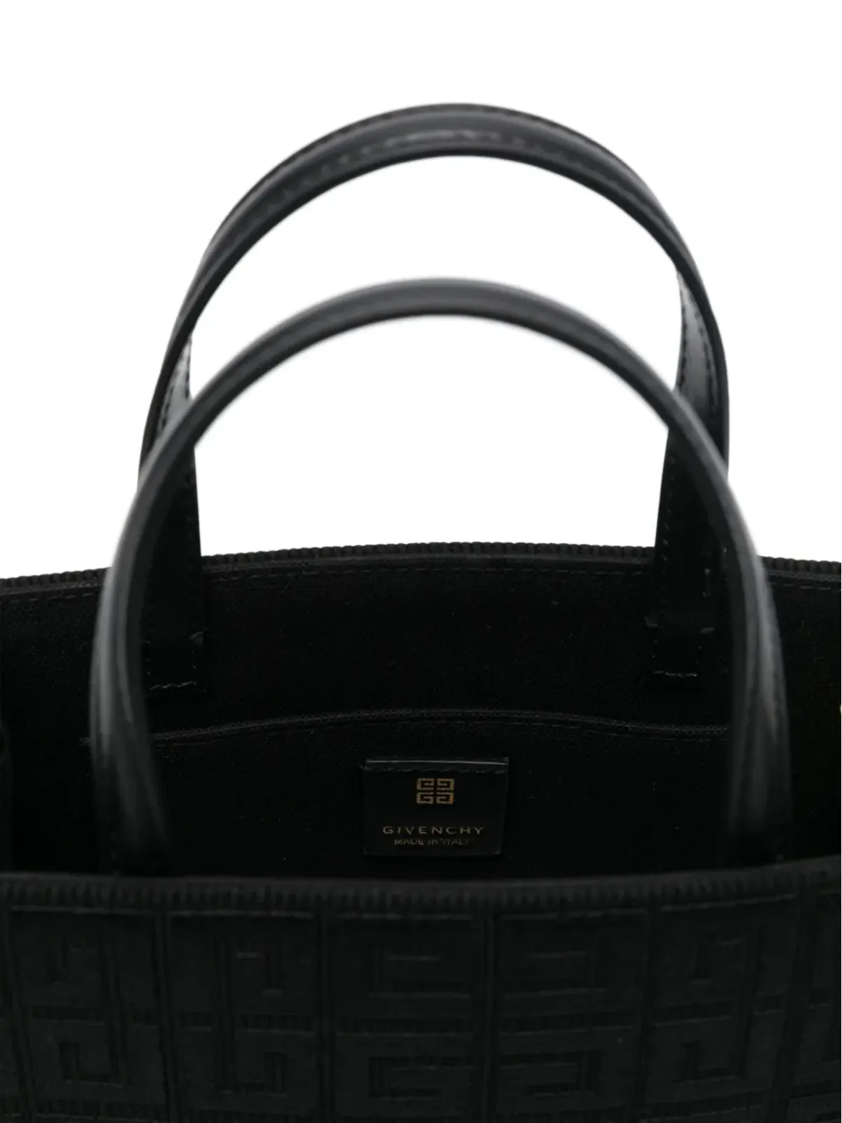 Givenchy ミニ 4G刺繍 トートバッグ - ブラック - 画像5