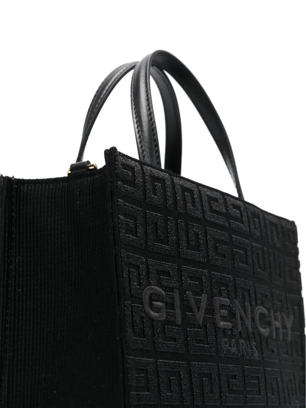 Givenchy ミニ 4G刺繍 トートバッグ - ブラック - 画像4