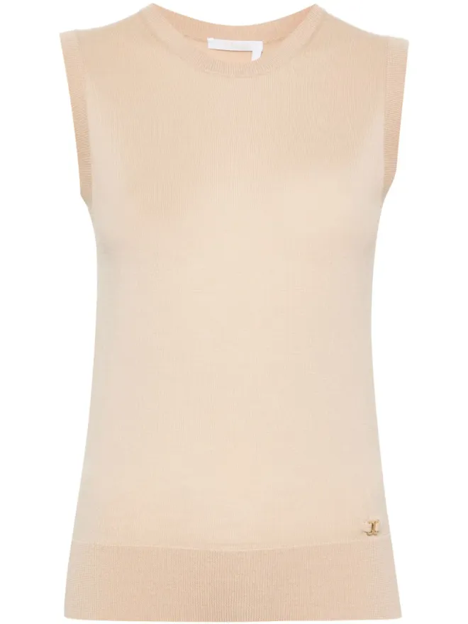 Chloe Chloé ノースリーブ ウールニットベストの商品画像